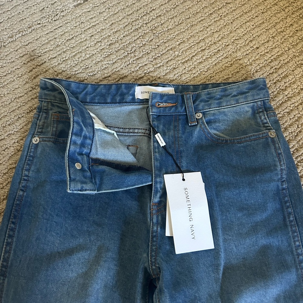 Brand new something navy jeans